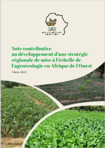 Note contributive  au développement d’une stratégie  régionale de mise à l’échelle de  l’agroécologie en Afrique de l’Ouest